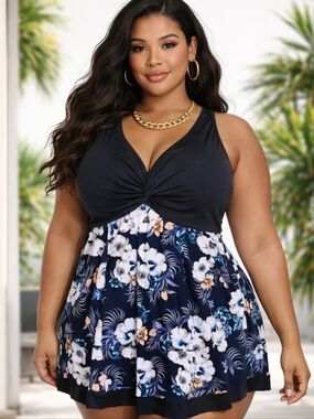 SUMMER Mae Mate Floral Summer Swim Shorts Dress